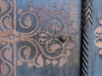 Schmiedeeiserner Beschlag an der Tür zum Dom - Bamberg